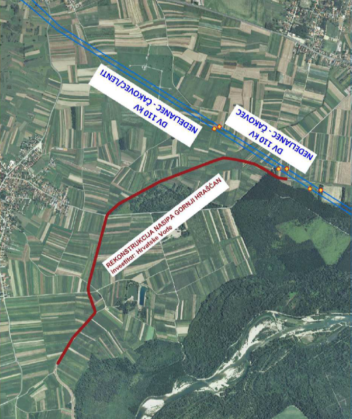 Rekonstrukcija nasipa u Gornjem Hrašćanu