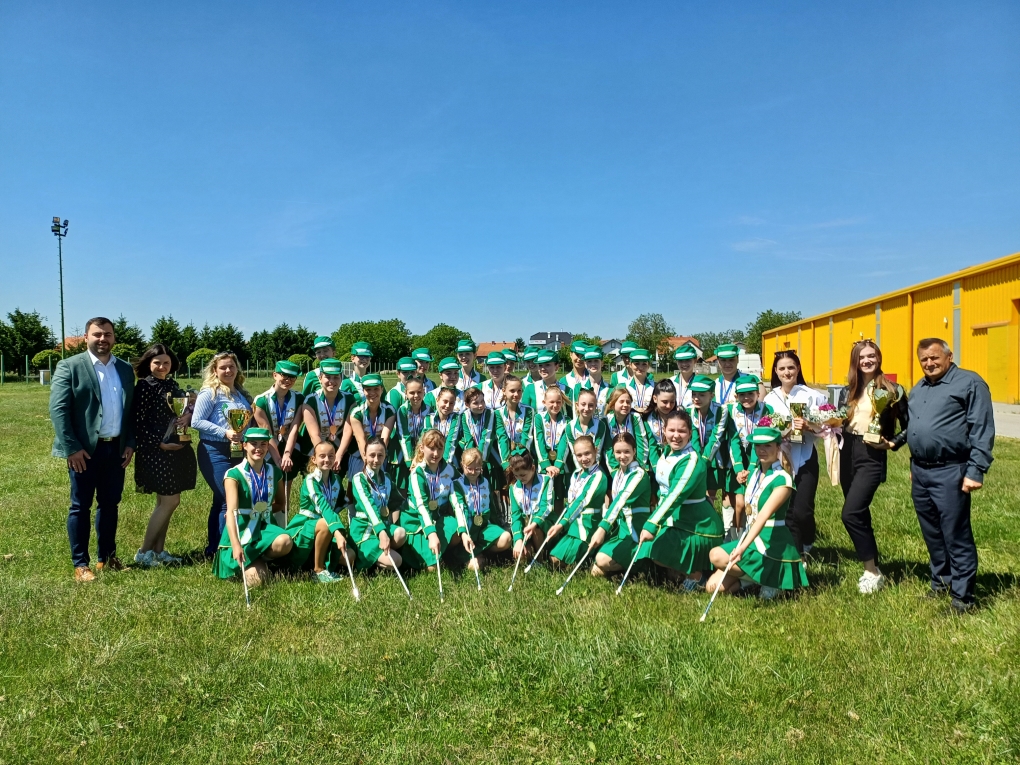 Načelnik Općine Nedelišće Nikola Novak priredio svečani prijem za Mažoretkinje Nedelišća